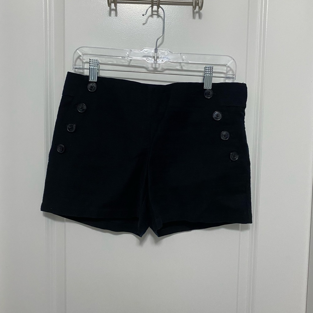 Black sailor shorts by LOFT